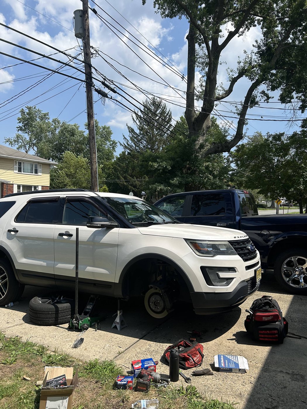 Zy's Mobile Auto Repair working on a truck